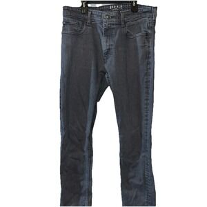 Red Ale by Alesbury 34x30 Slim Straight Leg 5 Pocket Mens Jeans Washed Grey